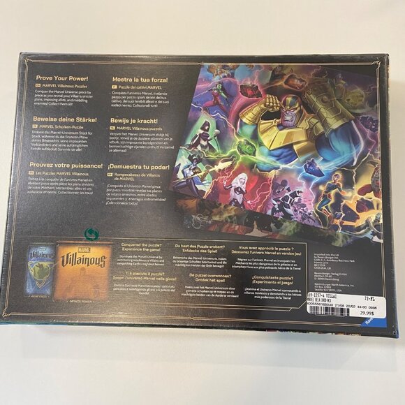 Marvel Villainous 1000-Piece Puzzle By Ravensburger Featuring Hela & Iconic Vill - Picture 6 of 14